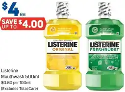 Foodland Listerine Mouthwash offer