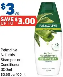 Foodland Palmolive Naturals Shampoo or Conditioner offer