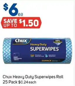 Foodland Chux Heavy Duty Superwipes Roll offer