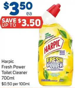 Foodland Harpic Fresh Power Toilet Cleaner offer