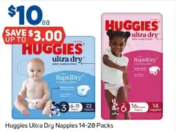 Foodland Huggies Ultra Dry Nappies offer