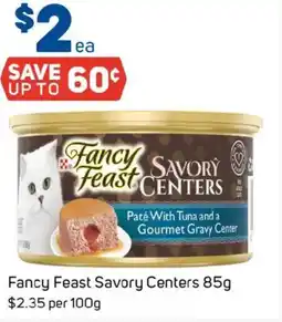Foodland Fancy Feast Savory Centers offer