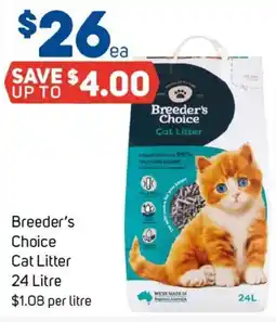 Foodland Breeder's Choice Cat Litter offer