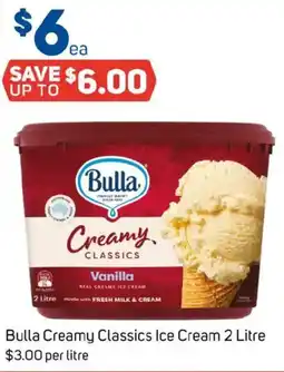 Foodland Bulla creamy classics ice cream offer