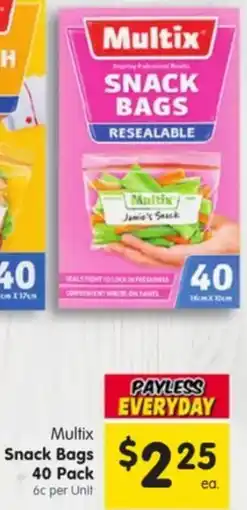 Spar Snack bags offer