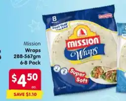 Spar Mission Wraps offer
