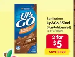 Spar Sanitarium up&go offer