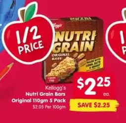 Spar Nutri grain bars original offer