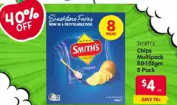 Spar Smith's chips multipack offer