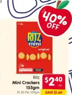 Spar Mini crackers offer