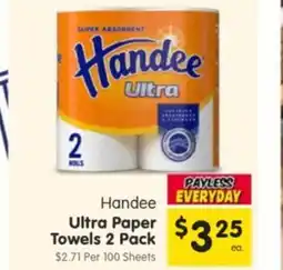 Spar Ultra paper towels offer