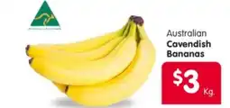 Spar Australian cavendish bananas offer