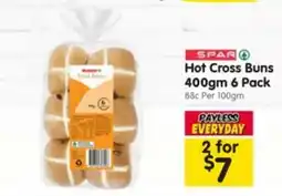 Spar Hot cross buns offer