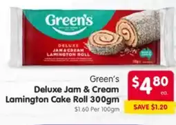 Spar Green's lamington cake roll offer