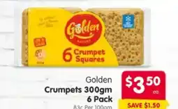 Spar Golden crumpets offer