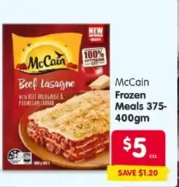Spar Mccain beef lasagne meals offer