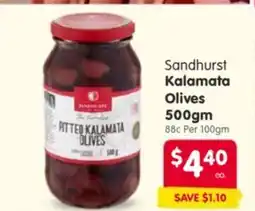 Spar Sandhurst kalamata olives offer