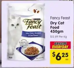 Spar Fancy feast dry cat food offer