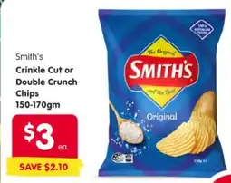 Spar Smith's crinkle cut or double chips offer