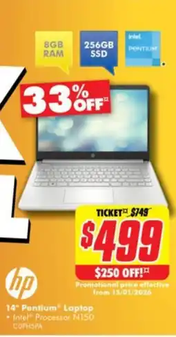 The Good Guys Pentium laptop offer