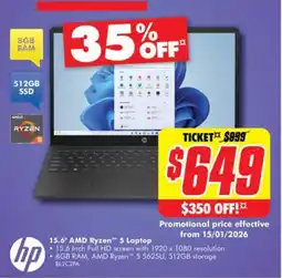 The Good Guys Amd ryzen 5 laptop offer