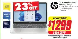 The Good Guys Al intel coreultra 7 laptop offer