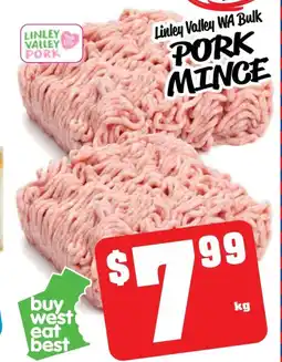 Farmer Jack's Linley valley wa bulk pork mince offer