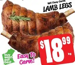 Farmer Jack's Lamb legs offer