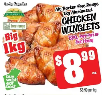 Farmer Jack's Chicken winglets offer