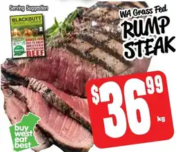 Farmer Jack's Rump steak offer