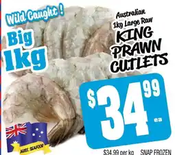 Farmer Jack's king prawn cutlets offer