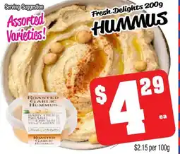 Farmer Jack's Hummus offer