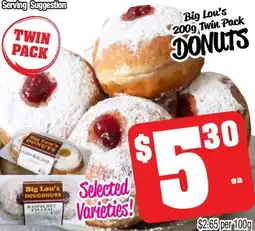 Farmer Jack's Big lou's donuts offer
