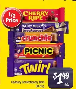 Farmer Jack's Cadbury confectionery bars offer