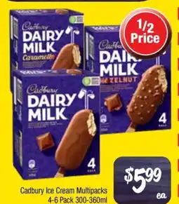 Farmer Jack's Cadbury Ice Cream Multipacks offer