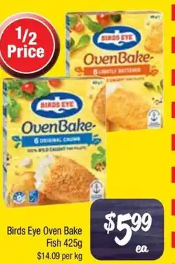 Farmer Jack's Birds eye oven bake fish offer