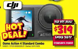 JB Hi-Fi Osmo Action 4 Standard Combo offer