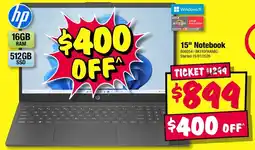 JB Hi-Fi notebook offer