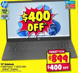 JB Hi-Fi 15" notebook offer