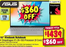 JB Hi-Fi Vivobook notebook offer
