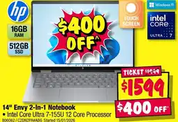 JB Hi-Fi Envy 2-in-1 notebook offer