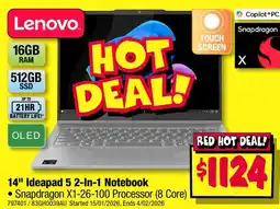 JB Hi-Fi Ideapad 5 2-in-1 notebook offer