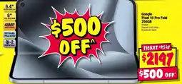JB Hi-Fi google pixel 10 pro fold 256 gb offer