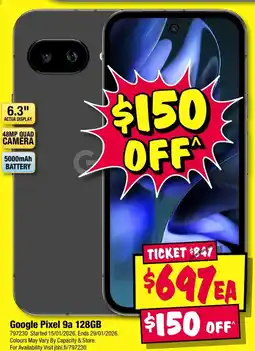 JB Hi-Fi Google pixel 9a 128gb offer