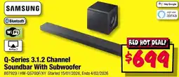 JB Hi-Fi SAMSUNG Q-Series 3.1.2 Channel Soundbar With Subwoofer offer