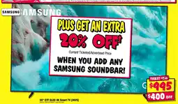 JB Hi-Fi SAMSUNG Q7F QLED 4K Smart TV [2025] offer