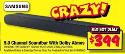 JB Hi-Fi SAMSUNG 5.0 Channel Soundbar With Dolby Atmos offer