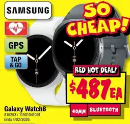 JB Hi-Fi SAMSUNG Galaxy Watch8 offer