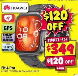 JB Hi-Fi HUAWEI Fit 4 Pro offer