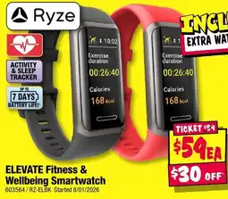 JB Hi-Fi Ryze ELEVATE Fitness & Wellbeing Smartwatch offer